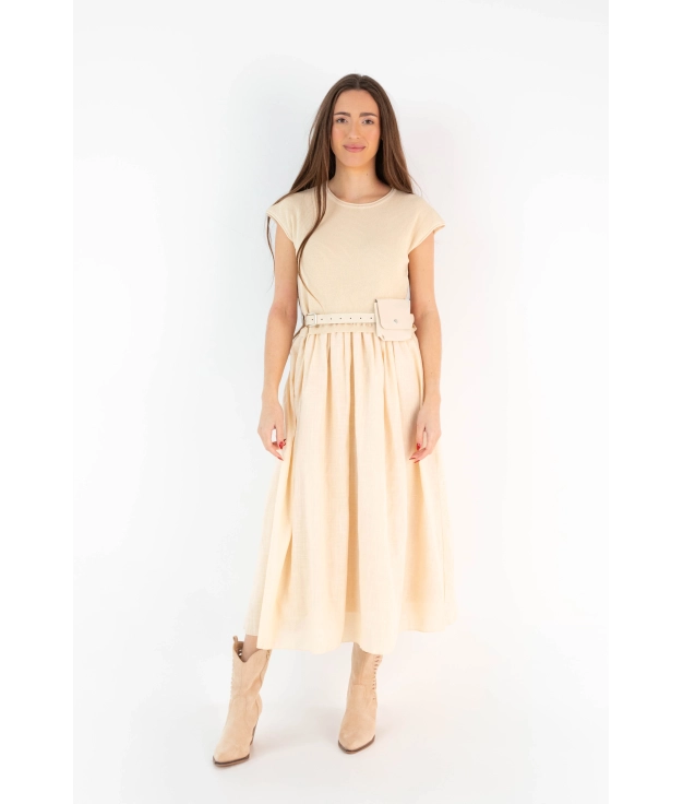 Lolus Dress - Beige Pianno 39