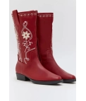 Botte haute Nerea - Rouge pianno39
