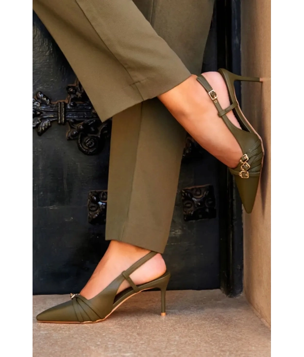 Muni high heel shoe - Green pianno39