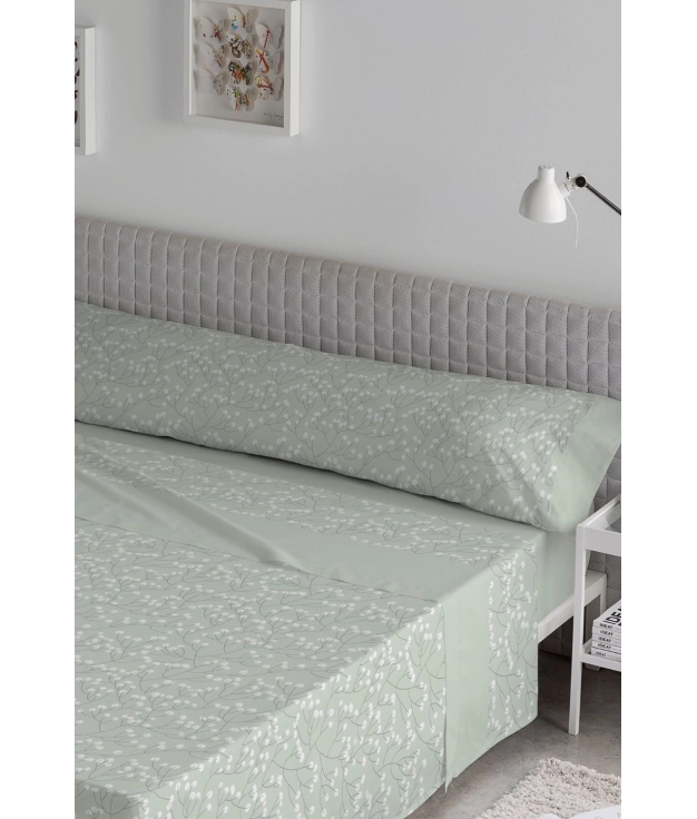 Conjunto de roupa de cama Karamelo Andia - Verde PIANNO39