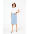 Falda Patela - Denim Pianno 39
