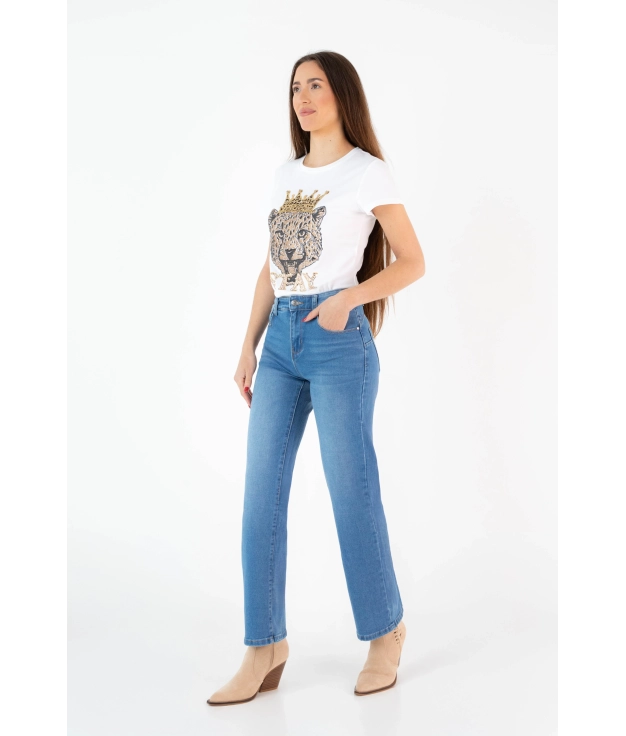 Mibos Trousers - Denim Pianno 39