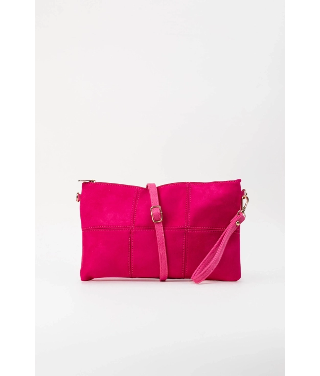 Bolsa de Ombro Ikerte - Fucsia Pianno 39