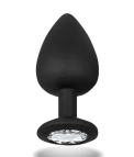 Afterdark Sparkly Anal Plug Taille M - Black Pianno 39