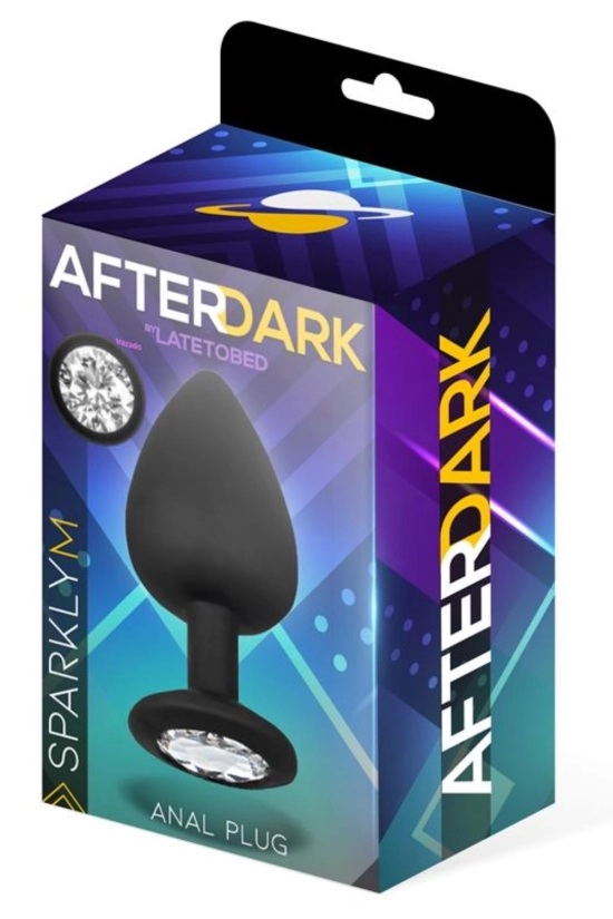 Afterdark Sparkly Plug Anal Talla M - Negro Pianno 39