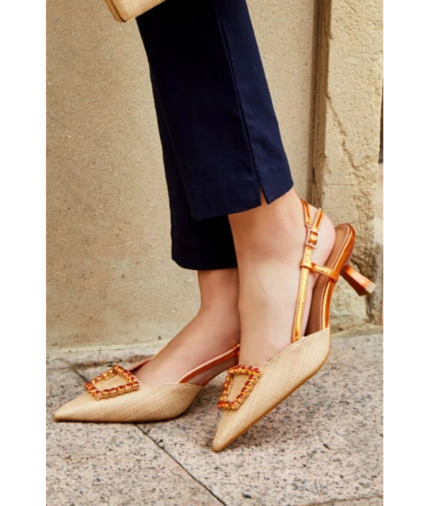 Chaussures à talons Moglan - Orange Pianno 39