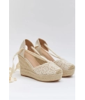 Semelle compensée - Beige Pianno 39