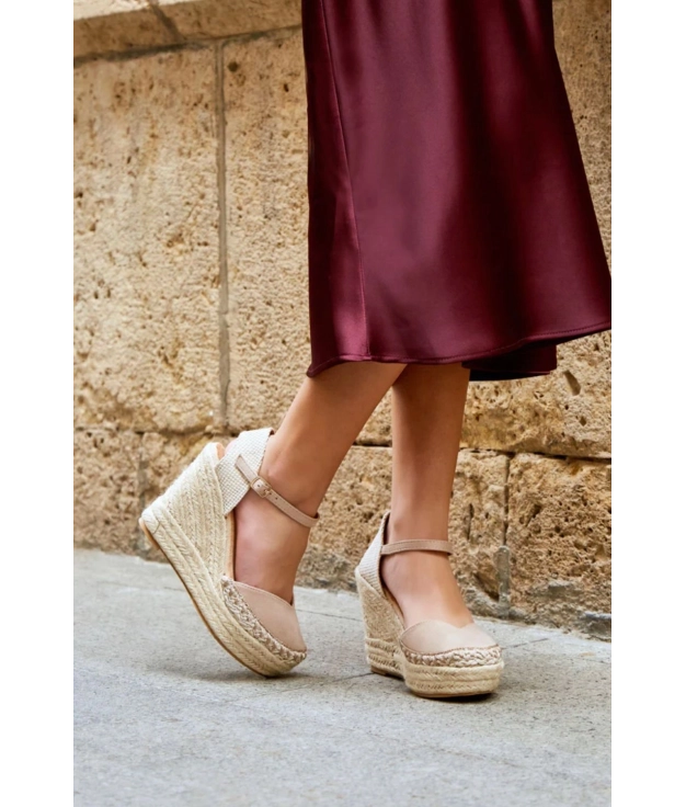 Tilana Wedge - Beige Pianno 39