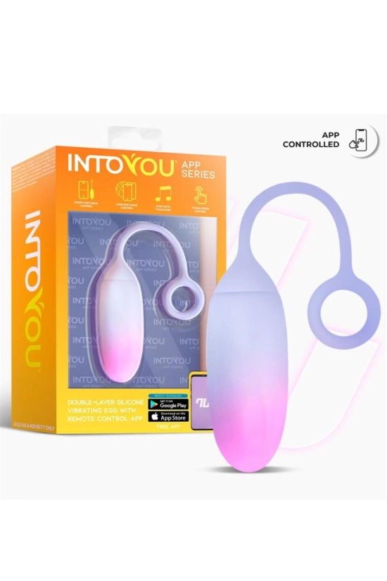 Oeuf avec APP Silicone - Rose et bleu Pianno 39 2