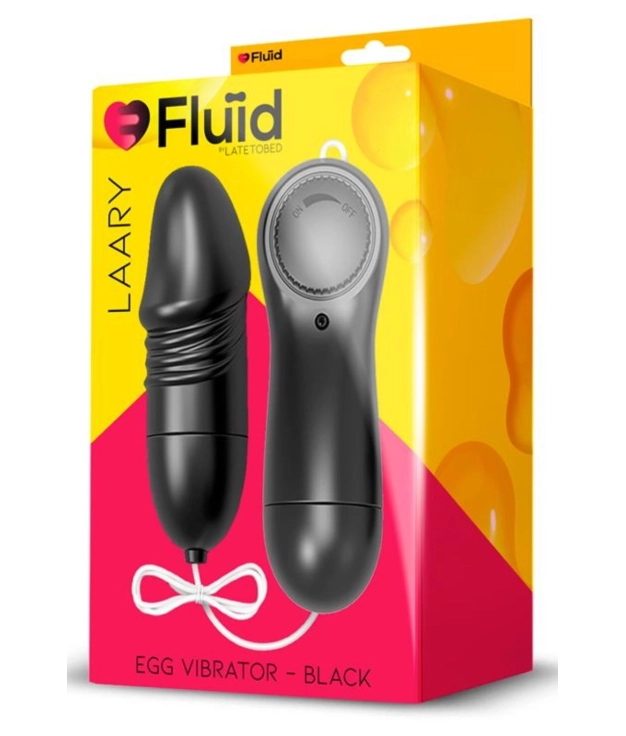 Laary Remote Control Vibrating Egg - Black Pianno 39