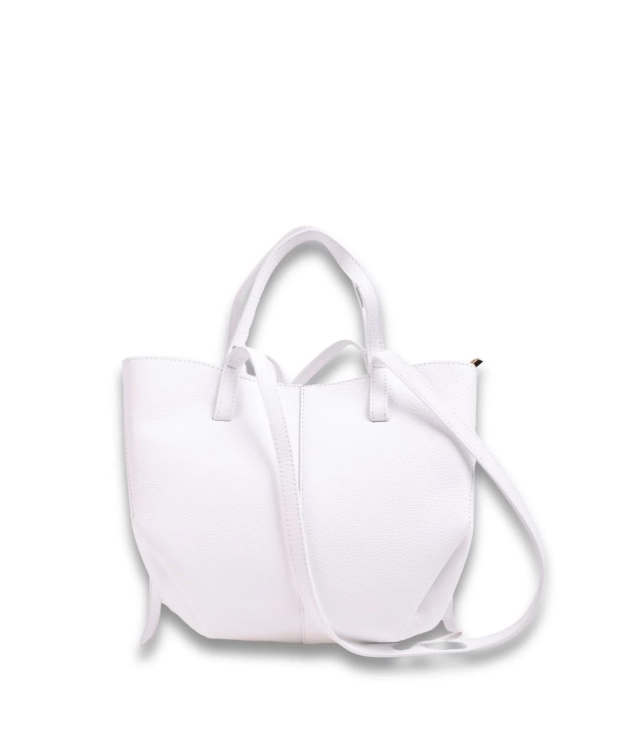 Bolso de Piel Liseu - Blanco Pianno 39