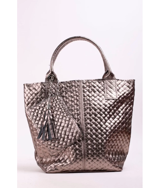 Bolsa de couro Nasula - Bronze Pianno 39