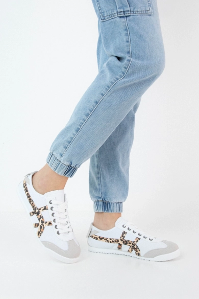 Baskets casual Ures - White/Leopard Pianno 39