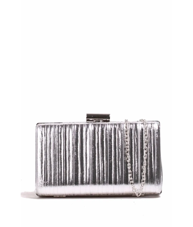 Bolso Clutch Zoele  - Plata Pianno 39