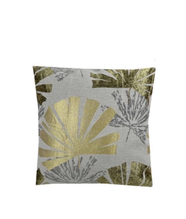 copia de Lot de 2 housses de coussin Palm - Noir