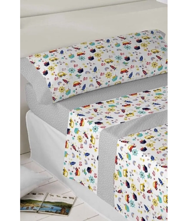 KARAMELO CHILDREN'S SHEET SET - SUMMER PIANNO39