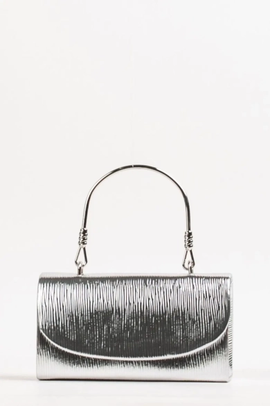 Bolso Clutch Bajor - Plata Pianno39