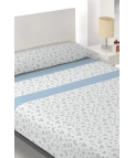 Conjunto de lençóis de microfibra Yesenia - Azul PIANNO39