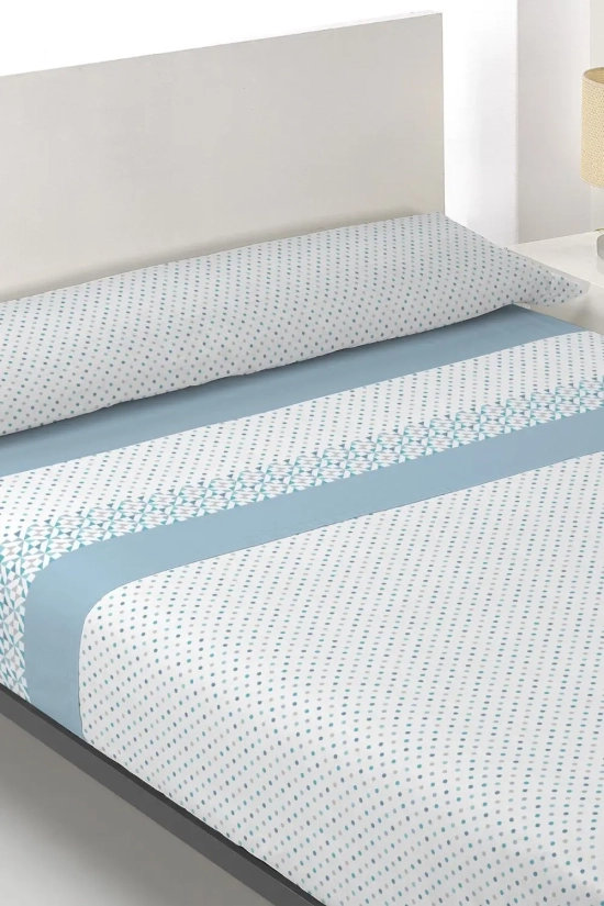 Drap de lit microfibre Madia - Turquoise PIANNO39