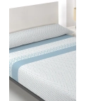 Drap de lit microfibre Madia - Turquoise PIANNO39