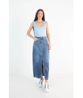 Falda Fles - Denim