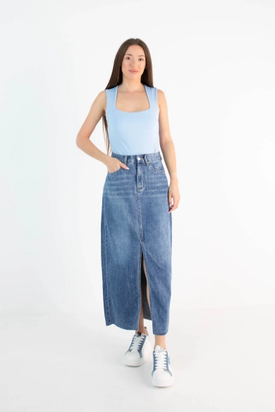 Jupe Fles - Denim