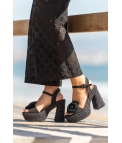 Sandales à talons Nutis - Noir pianno39