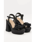 Sandales à talons Nutis - Noir pianno39