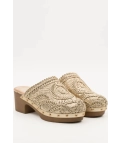 Zapato mule de tacón Nolem - Oro pianno39