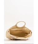 Capazo Efecto Rafia Valeta - Beige Pianno39