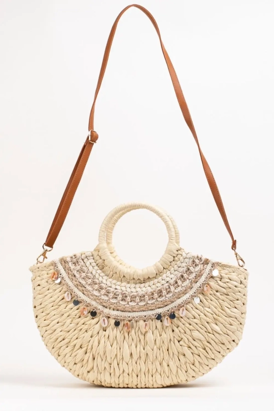 Capazo Efecto Rafia Valeta - Beige Pianno39 2