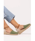 Wedge Leni - verde pianno 39