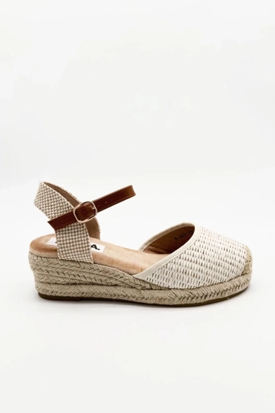 Semelle compensée suly - beige pianno 39
