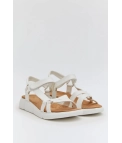 Sandália Mitore Flat - Branco Pianno39