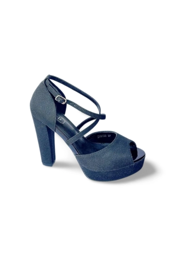 Sandale à talon haut Ona - Black pianno 39 2