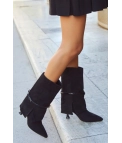 Botte haute Yra - noir pianno 39