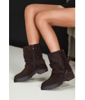 Portus Low Fringed Boot - Noir Pianno39