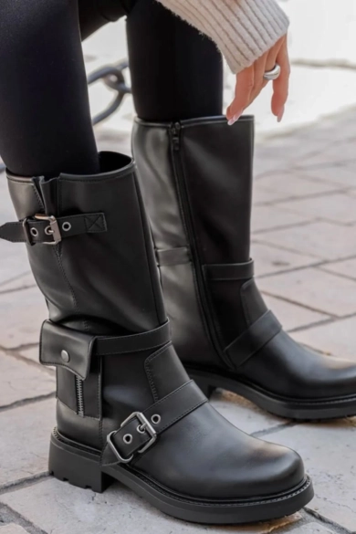 Bota Alta Sharif - Negro Pianno39 2