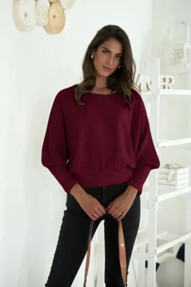 Pull Tulea brillant - marron pianno39