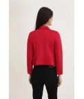 Veste motard Tamora - rouge pianno39
