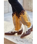 Botte de cow-boy Etira - jaune pianno 39