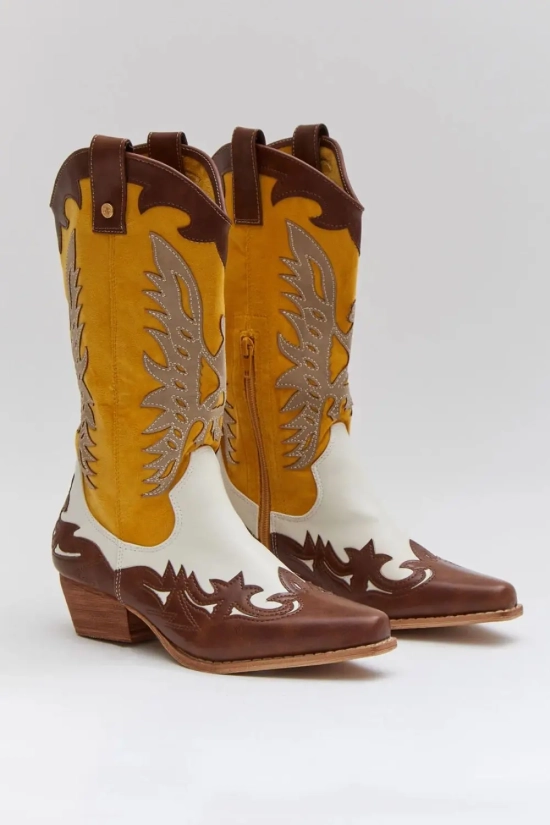 Bota cowboy Etira - amarillo pianno 39 2