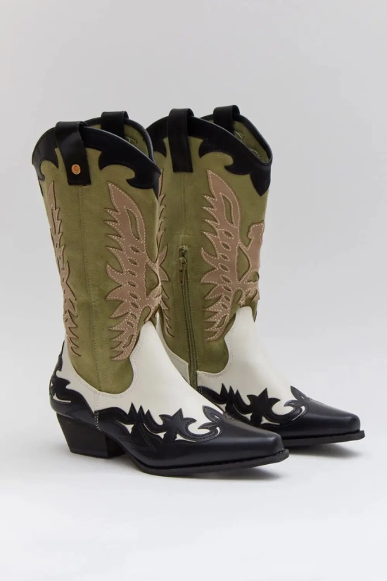 Botte de cow-boy Etira - vert pianno 39 2