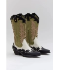 Bota cowboy Etira - verde pianno 39