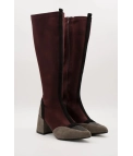Bota alta Neye - Granate pianno39