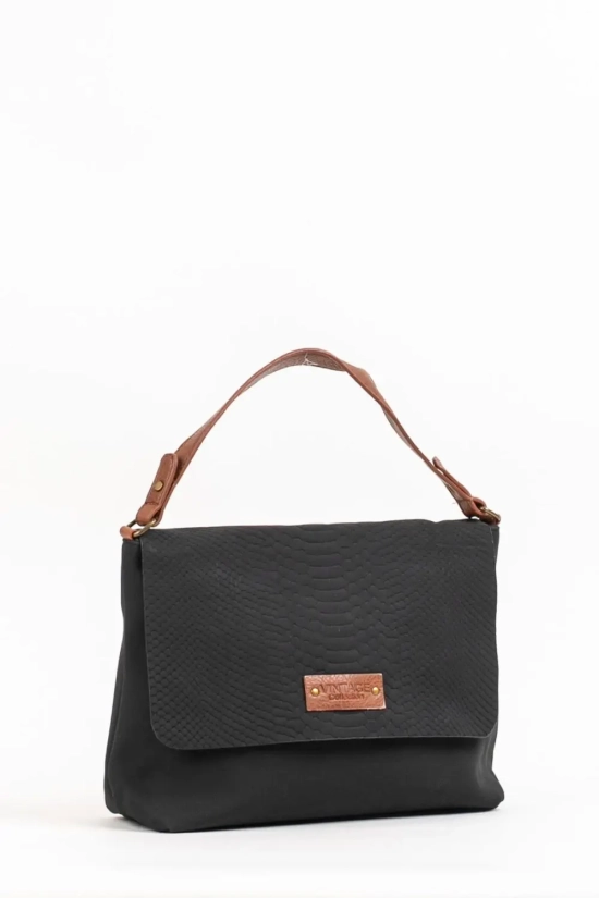 Bolsa de ombro Flama - Preto Pianno39