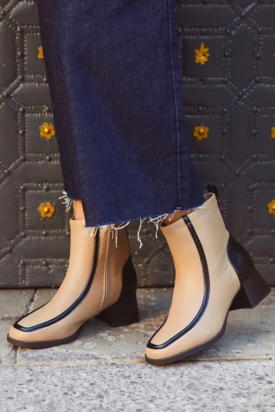 Bottines Alsace - Beige pianno39
