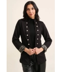 Chaqueta blazer oficial - negro pianno 39
