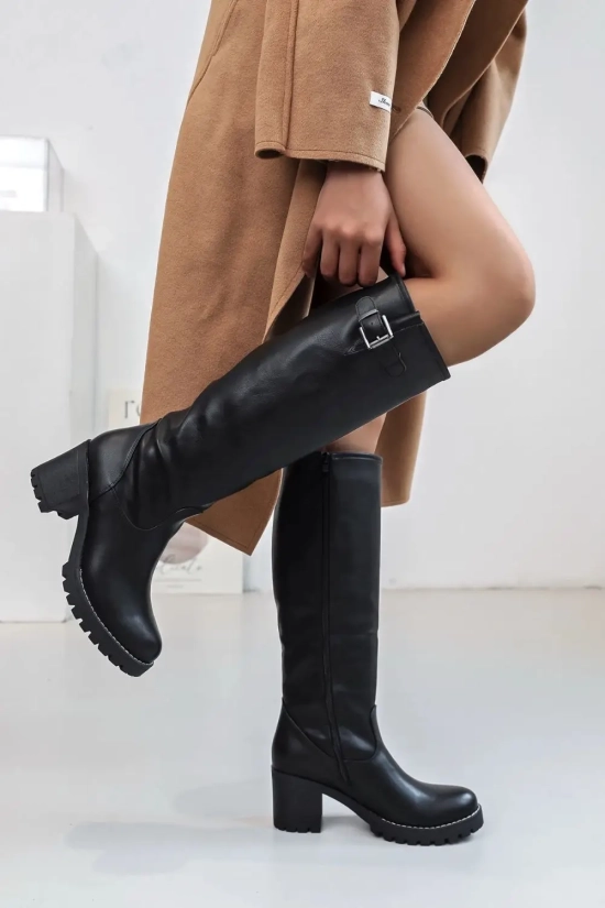 Bota Alta Angela - Negro pianno39 2