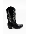 Bota Cowboy Faina - Negro